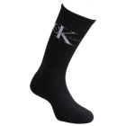 Calvin Klein Jeans Retro Logo Crew Socks ECD261 Black/White