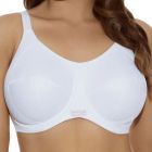 Elomi Energise Underwire Sports Bra With J Hook EL8041 White Womens Bra