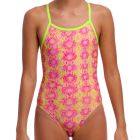 Funkita Girls Single Strap One Piece FKS030G Poison Pink