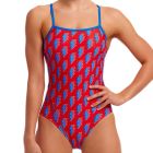 Funkita Ladies Single Strap One Piece FKS030L Hot Volt