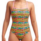 Funkita Ladies Single Strap One Piece FKS030L Lying Cheet