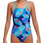 Funkita Girls Diamond Back One Piece FKS033G Lotsa Leaves