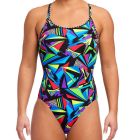 Funkita Diamond Back One Piece FS11L Beat it Womens Swimwear