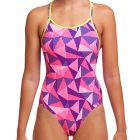 Funkita Ladies Diamond Back Swim One Piece FS11L Little Pinky