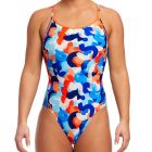 Funkita Diamond Back One Piece FS11L Wet Paint Womens Swimwear