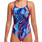 Funkita Ladies Diamond Back Swim One Piece FS11L Zee Bra