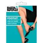 Razzamatazz Seamless Footlet H80054 Black Womens Hosiery