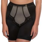 Hush Hush by Slimform Whisper Boyleg Control Brief HH055 Black/Nude Womens Shapewear