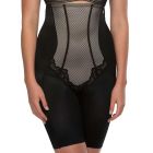 Hush Hush by Slimform Whisper High Waist Thigh Shaper HH057 Black/Nude Womens Shapewear