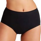 Love Luna Period Full Brief LLUWPBFB Black Womens Underwear