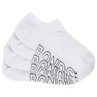 Bonds Women's Logo Lightweight No Show Socks 4-Pack LXPW4N White