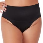 Ambra Micro Grip Hi Waist Brief Black