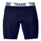 Tradie Big Fella Long Leg Boxer Briefs MJ1955SK Navy and White Mens Underwear