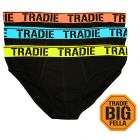 Tradie Big Fella 3 Packs Briefs MJ1958SB3 Black Mens Underwear