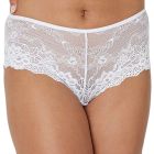 Pleasure State My Fit Lace Brazillian Brief P38-4053F White