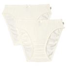 Hestia Heroes Hi Cut 2 Pack W10032 Cream Womens Underwear