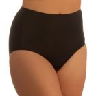 Jockey No Ride Up Micro Full Brief WWL8 Black Womens Underwear