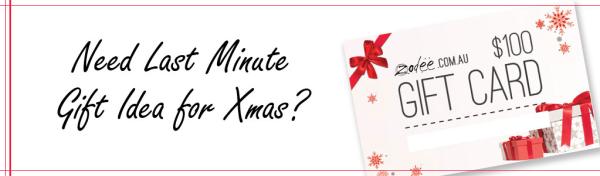 Zodee Gift Certificates - Last Minute Gift Idea for Xmas