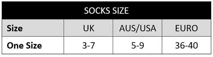 Ambra Socks Chart