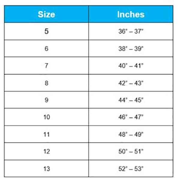 Creme Bralee Pants Chart