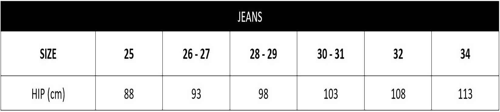 soonmaternity_jeans_sizechart