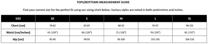 Bendon Dress Size Chart