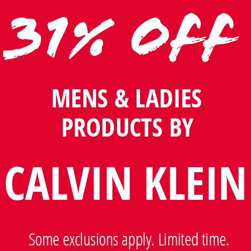 31% Off Selected Calvin Klein