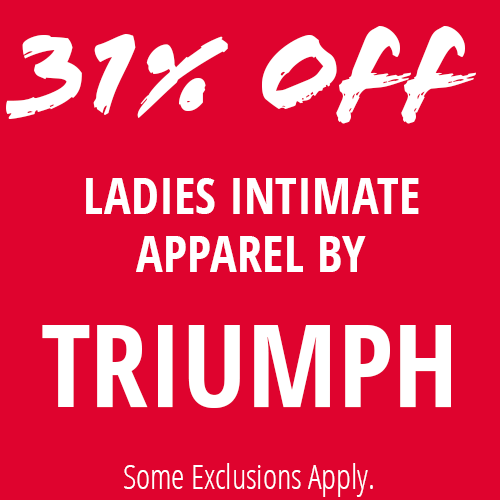 31% Off Selected Triumph