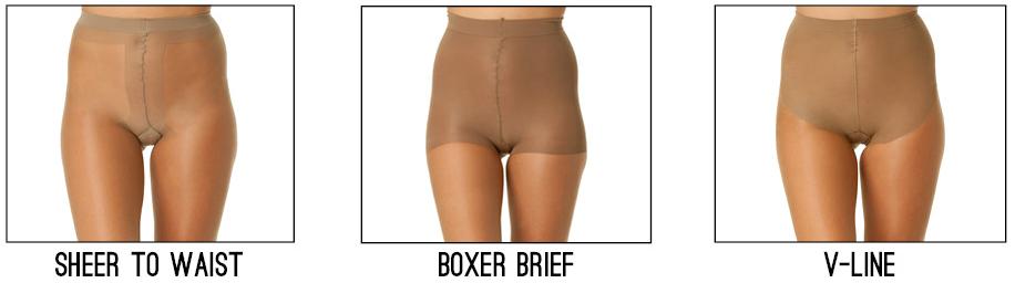 Sheer To Waist, Boxer Brief, V-Line